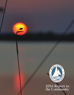 2016 Report to the Community - River Counties Community