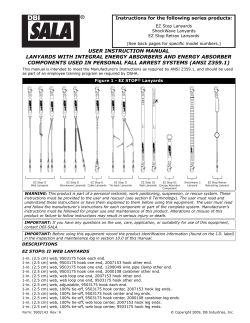 user instruction manual lanyards