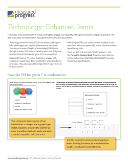Technology-Enhanced Items