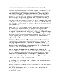 I want to talk to you today about frustration