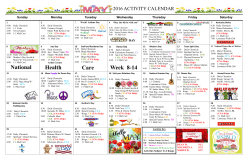 National Health Care Week 8-14