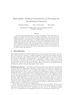 High Quality Building Generalization by Extending the