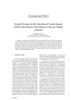 System Design for Bit Interleaved Coded Square QAM with Iterative