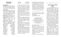 CLEARVIEW`S VBS Longest Speech, Shortest Term