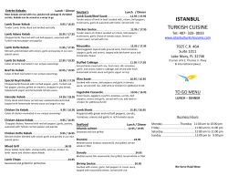 TOGO - Istanbul Turkish Cuisine