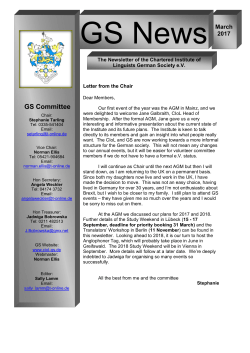 Newsletter &ndash; March 2017 - Chartered Institute of Linguists