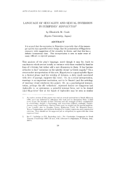 full text - Classical Association of South Africa