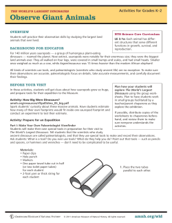 The World`s Largest Dinosaurs: Activities for Grades K-2