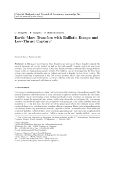 Earth&ndash;Mars Transfers with Ballistic Escape and Low