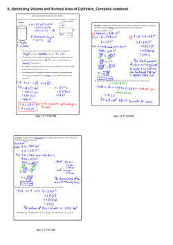 6_Optimizing Volume and Surface Area of Cylinders_Complete