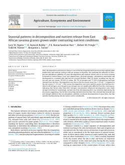 2014 - The Pringle Lab at Princeton