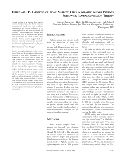 INTERPHASE FISH ANALYSIS OF BONE MARROW CELLS IN