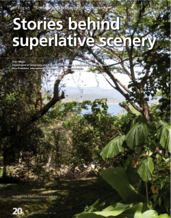 Stories behind superlative scenery