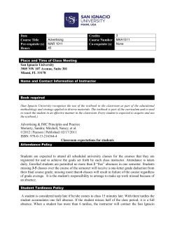 Advertising - San Ignacio University