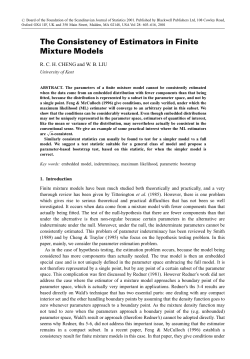 The Consistency of Estimators in Finite Mixture Models