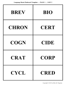 brev bio chron cert cogn cide crat corp cycl cred