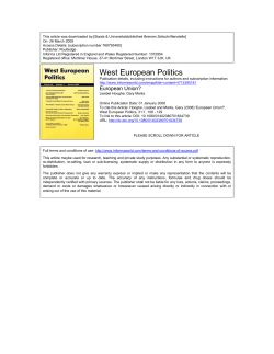 European Union? - Liesbet Hooghe