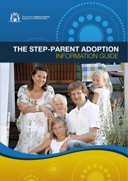 the step-parent adoption - Department for Child Protection