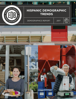 Hispanic Demographic Trends Report 2017