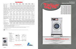 AU07-203 On-Premises Softmount Washer-Extractors