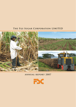 annual report 2007 The Fiji Sugar Corporation LIMITED
