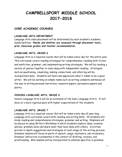 2017-18 Middle School Programming Booklet