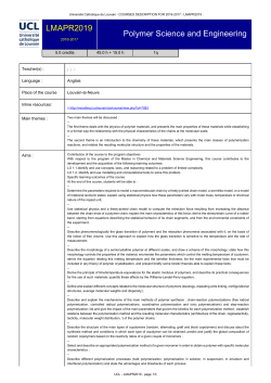 Polymer Science and Engineering