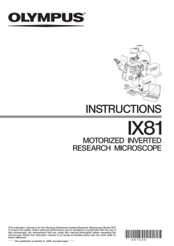 IX81 manual