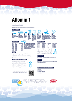 Allomin 1 - Semper Barnemat