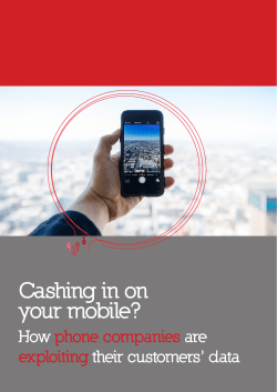 Cashing in on your mobile?
