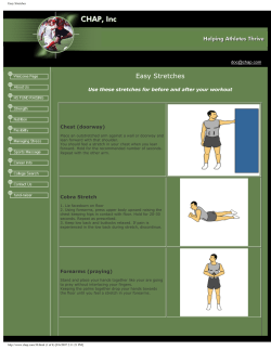 Easy Stretches