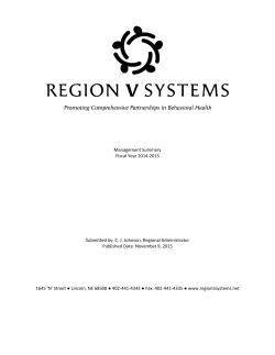 FY 14-15 Management Report