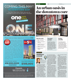 An urban oasis in the downtown core