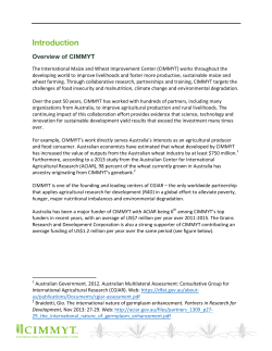 International Maize and Wheat Improvement Center