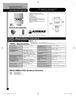 110WX&mdash;WeatherStation&reg; Instrument 110WX