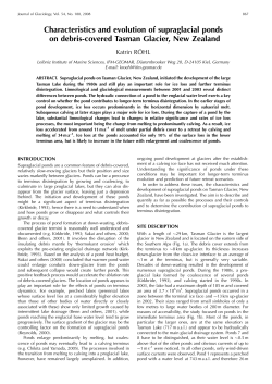 Characteristics and evolution of supraglacial ponds on debris