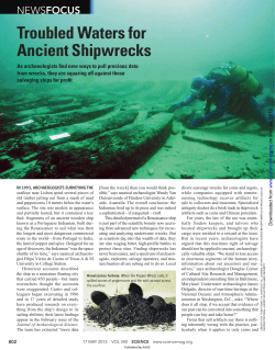 Troubled Waters for Ancient Shipwrecks