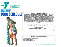 Lap Lane Swimming Etiquette: Aquatic Contact Information: