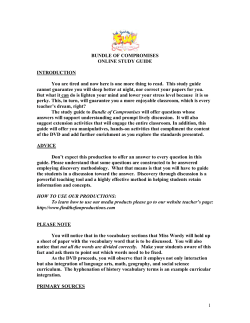 Bundle of Compromises – PDF Study Guide