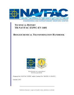 Biogeochemical Transformation Handbook - CLU-IN