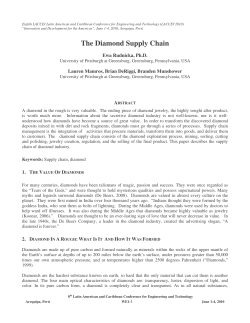 The Diamond Supply Chain