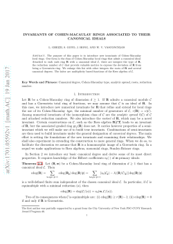 Invariants of Cohen-Macaulay rings associated to their canonical