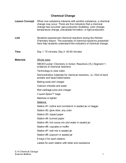 5.14 Chemical Change
