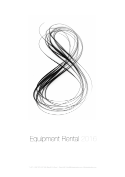 Equipment price list