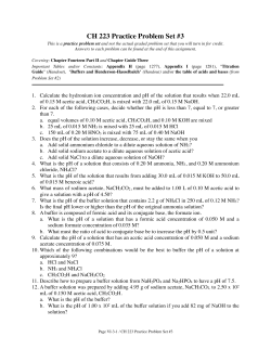 CH 223 Practice Problem Set #3