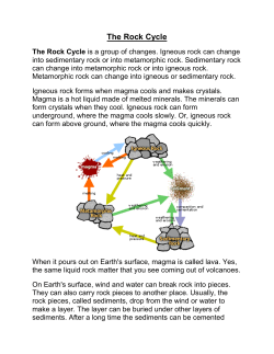 Science rock cycle explanation