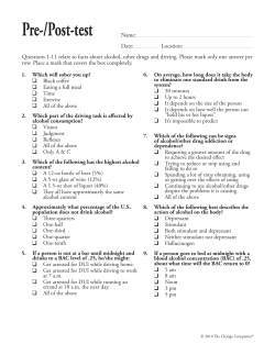 Pre-/Post-test - The Change Companies