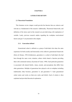 16 CHAPTER 2 LITERATURE REVIEW 2.1 Theoretical Foundation