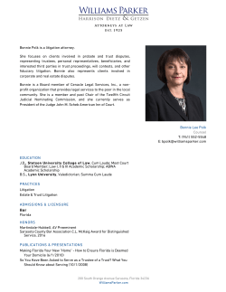 Bonnie Lee Polk Counsel T: (941) 552