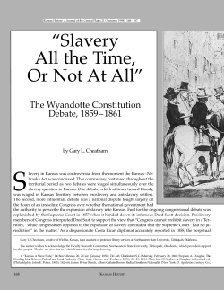 Slavery All the Time, Or Not At All